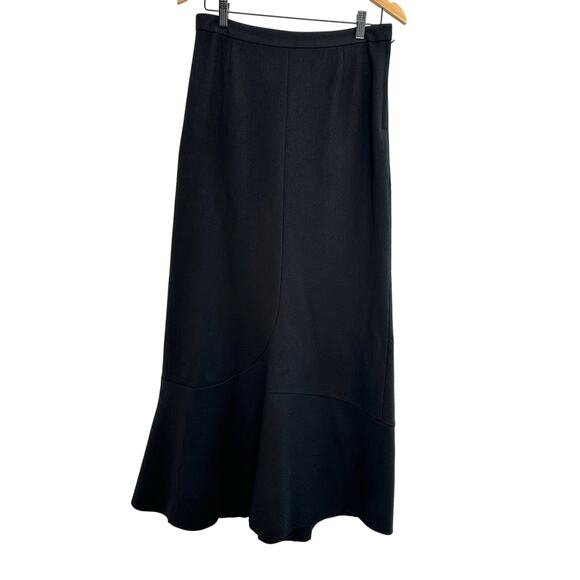 Junya Watanabe Comme des Garcons Maxi Skirt Women Medium Black Wool Mermaid - Picture 1 of 8